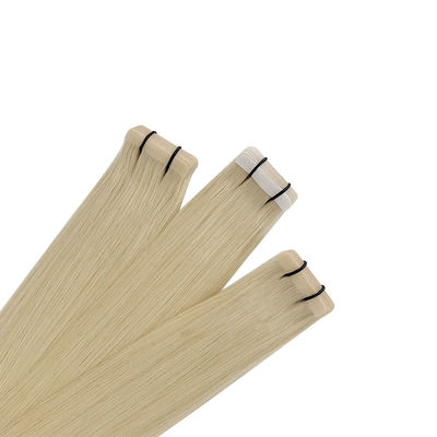 Personalização Duplo desenhado russo Sem costura 100% fita de cabelo humano em extensões de cabelo