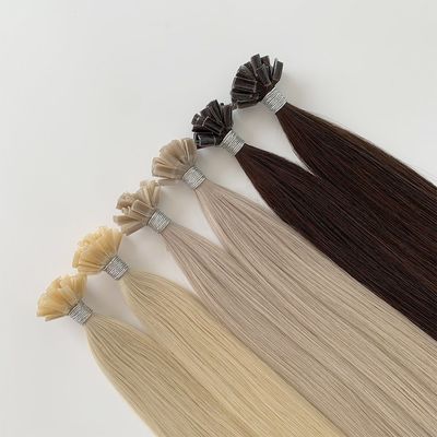 UT-23502 Muti-Color U/Nail Tip Extensões de cabelo humano Sem emaranhamento Nenhum derramamento 1g/filamento