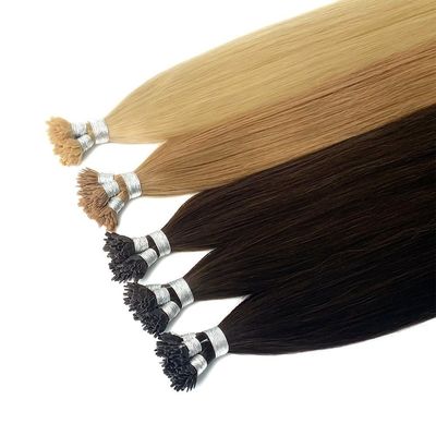 100% Remy Human Double Drawn European Hair Pre Bonded Remy Keratina Y Tip Extensão capilar