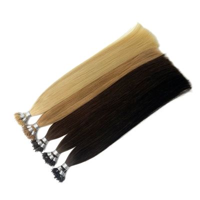 100% Remy Human Double Drawn European Hair Pre Bonded Remy Keratina Y Tip Extensão capilar