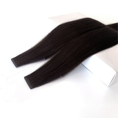 Pagamento inicial 100% cabelo humano Remy fita russa em extensões de cabelo devolução de reembolsos