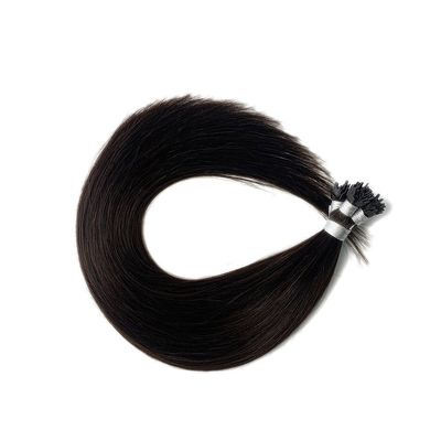 Cabelo humano virgem brasileira Y Tip Dropshipping Extensão de cabelo com proporção dupla de desenho