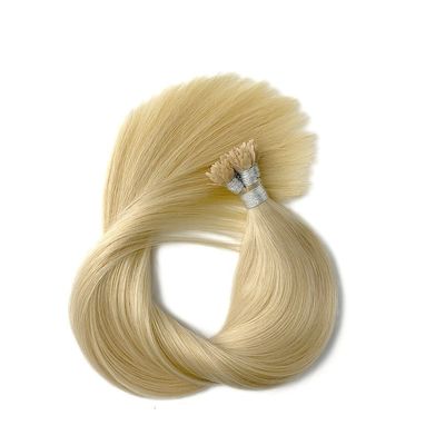 100% de cabelo humano pré-ligado de ventoinha ponta queratina Y ponta extensões de cabelo para pedido personalizado