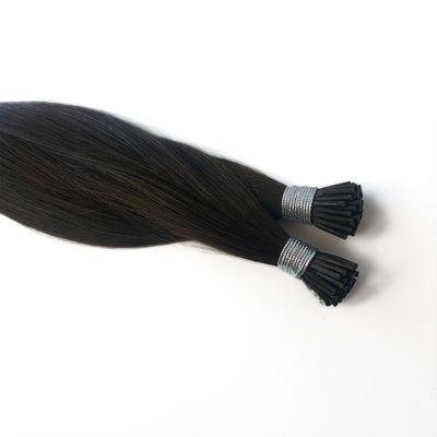 Solicitar reembolso no prazo de 30 dias 1 g/filamento de Remy virgem crua 1b Extensões capilares I-Tip