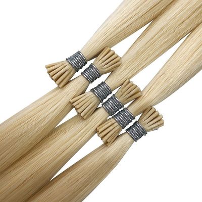 Duplo desenho Remy Keratina Extensão de cabelo I Tip Micro Links Extensões de cabelo garantidas