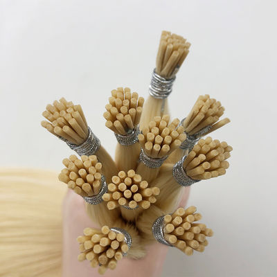 Duplo desenho Remy Keratina Extensão de cabelo I Tip Micro Links Extensões de cabelo garantidas