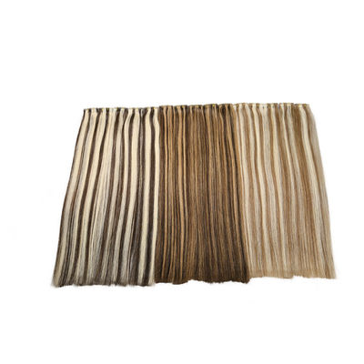 Remy Hair Dupla Tireira Adesiva de Cabelo Humano para Extensão de Cabelo Natural e Suave