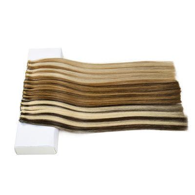 Remy Hair Dupla Tireira Adesiva de Cabelo Humano para Extensão de Cabelo Natural e Suave