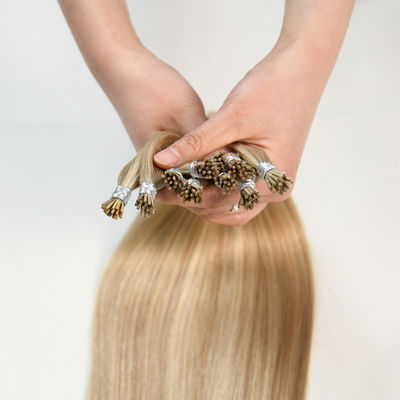Cabelo Humano Brasileiro I Extensões de ponta 1 g/filamento Queratina Fusão Natural Sem derramamento