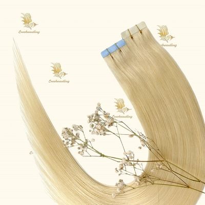 Longo Blonde Remy Tape em extensões de cabelo 20 polegadas comprimento do cabelo 30 dias devoluções