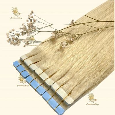 Longo Blonde Remy Tape em extensões de cabelo 20 polegadas comprimento do cabelo 30 dias devoluções