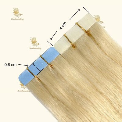 Longo Blonde Remy Tape em extensões de cabelo 20 polegadas comprimento do cabelo 30 dias devoluções