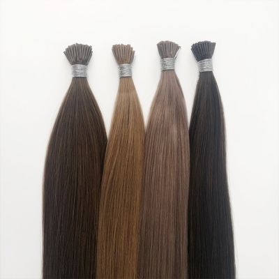Queratina Micro Link Cabelo Virgem em bruto Pre Bonded I Tip Extensões de Cabelo para Cabelo Tintável