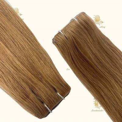 Faixa de extensão de tecelagem cutícula virgem alinhada Remy cabelo humano sem derramamento Faixa-240320