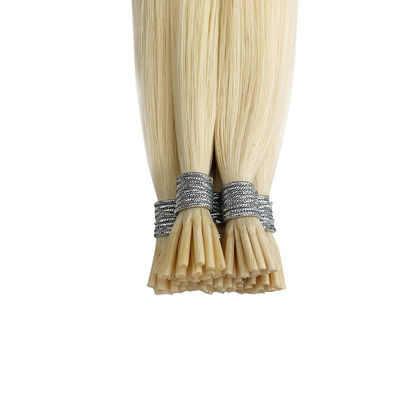 Extensões de cabelo humano duplo de ponta de queratina italiana pré-ligada ponta U/ponta plana/ponta I