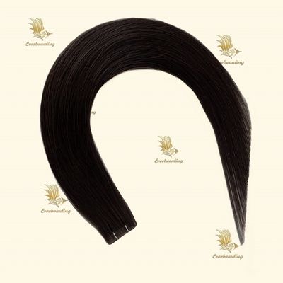 EUA customizado russo duplo cuticular alinhado cabelo invisível injeção PU fita de tecelagem