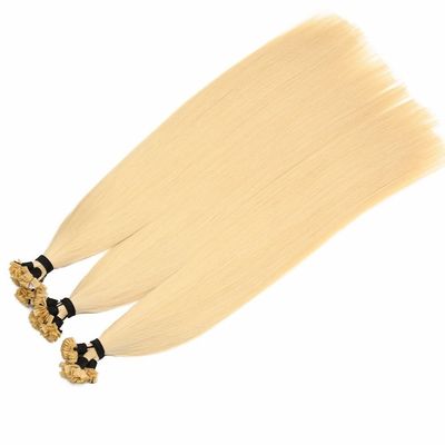 Estilo reto Cor clara 1g/filamento Ponta plana Extensões capilares de queratina para cabelo humano