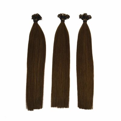 Estilo reto Cor clara 1g/filamento Ponta plana Extensões capilares de queratina para cabelo humano