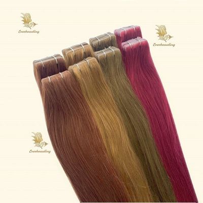 7.5*70cm Remy Hair Duplo Desenhado Faixa Invisível em Extensões Textura Direita/Corpo