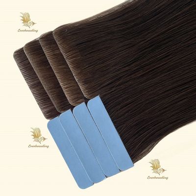 Pagamento inicial de cabelo invisível russo de fita dupla Remy em extensão de cabelo humano
