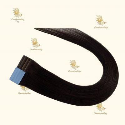 Pagamento inicial de cabelo invisível russo de fita dupla Remy em extensão de cabelo humano