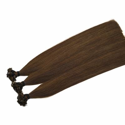 Dupla cutícula desenhada Remy Flat Tip Extensões de cabelo humano Personalização para o seu estilo