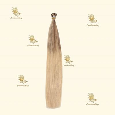2024 Populares cores Balayage Duplo desenhado queratina I ponta extensões de cabelo para cabelo remy