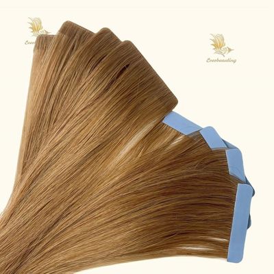 Estreito estilo Remy Duplo Desenhado fita invisível em extensões de cabelo Remy cabelo europeu