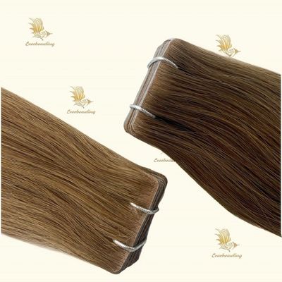 Estreito estilo Remy Duplo Desenhado fita invisível em extensões de cabelo Remy cabelo europeu