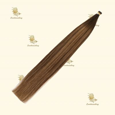 Pre-Bonded I-Tips Hair 100% Remy Human Hair Balayage Color Sem derramamento Devolução reembolsos