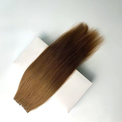 30 dias de devolução reembolsos cabelo liso bruto fita invisível na extensão do cabelo humano