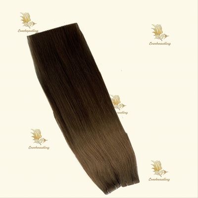 Extensões de cabelo de estilo reto de cor muti 100% cabelo virgem fita invisível para benefício