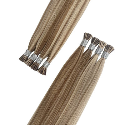 Pedido personalizado Proporção dupla de estética de cabelo Balayage I-Tip Extensões de cabelo