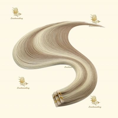 Cabelo Humano Invisi Extensões de cabelo de fita duplo desenhado em cores destacadas da Rússia