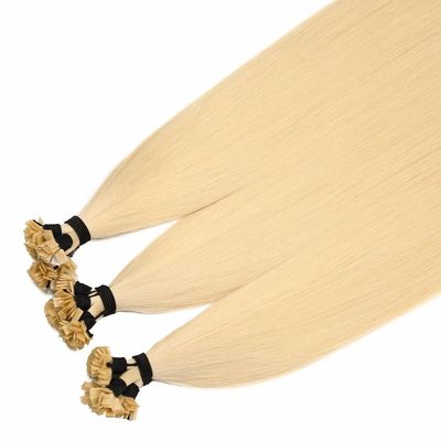 Cabelo Rémy alinhado na cutícula Itália Queratina U/V/I/Ponta plana Extensão do cabelo Sem derramamento