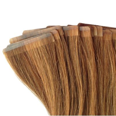 Tela fina Rémy cabelo virgem russo alta densidade suave e brilhante 100% cabelo humano