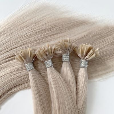 Várias cores de cabelo humano russo Remy U Tip Extensão sem perda de cabelo Tipo de conector