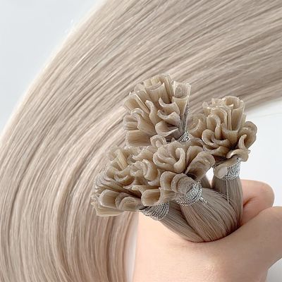 Várias cores de cabelo humano russo Remy U Tip Extensão sem perda de cabelo Tipo de conector