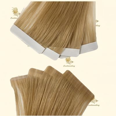 Restituições 100% Banda de inserção de cutícula completa para cabelo Remy Sticker Slim Tape em extensões de cabelo