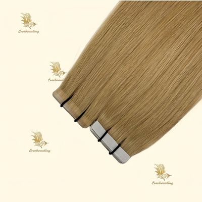 Dupla cinta de cabelo remy desenhada-240403 banda fina sem costura russa extensões de cabelo para olhar