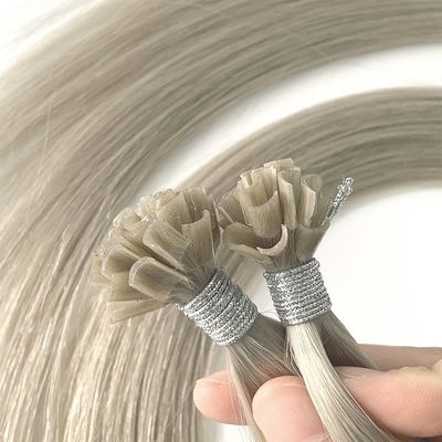 Proporção dupla de desenho U ponta Extensão de cabelo humano 1 g/filamento Venda pré-estabelecida 100% queratina