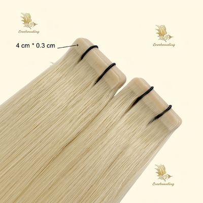 Tape-240403 Extensões de cabelo humano para Remy Virgin Slim Skin Weft Tape no cabelo