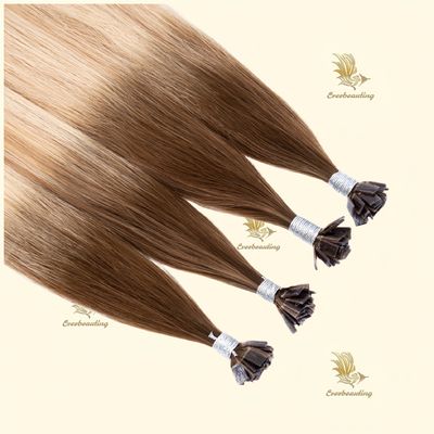12A Primeira categoria duplo desenhado russo cabelo humano remy de ponta plana Keratina intacta extensão