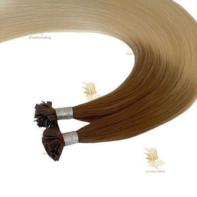 12A Primeira categoria duplo desenhado russo cabelo humano remy de ponta plana Keratina intacta extensão