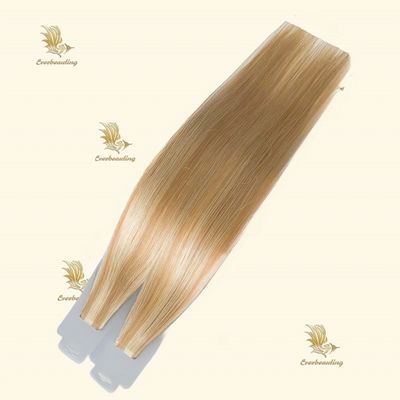 Grau de cabelo remy e tempo de entrega estimado de fitas para o cabelo humano virgem europeu