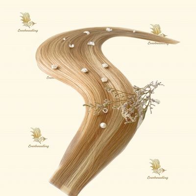 Virgin cutícula alinhada com fita de cabelo humano em extensão de cabelo Piano de alta qualidade cor destaque