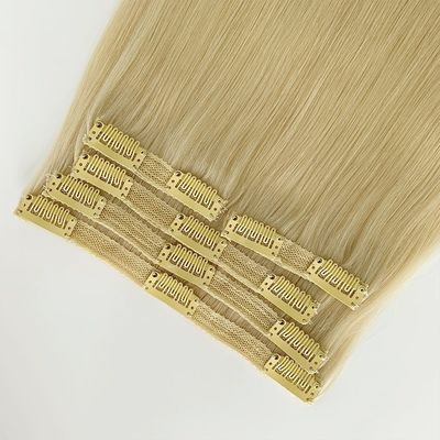 Extensão de cabelo duplo real virgem crua natural Remy cabelo humano 20 polegadas brasileiro