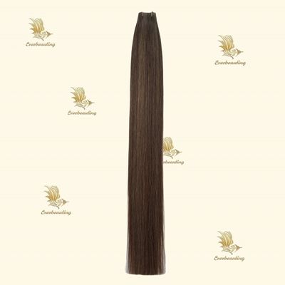 Cabelo chinês bruto Tela invisível dupla desenhada Cabelo humano Balayage Extensões de cor