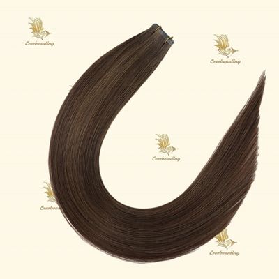 Populares cores Balayage Duplo desenhado fita de cabelo humano real extensões de estilo reto
