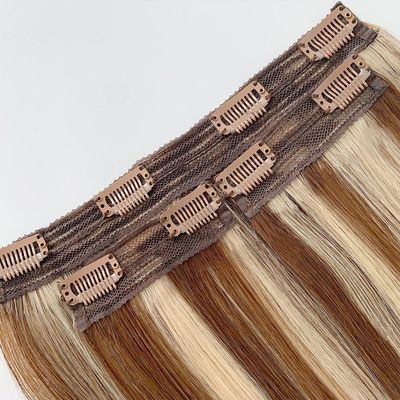 100g/PC 20 polegadas Grade mais alto 13A Double Clip em extensão de cabelo para mulheres brancas